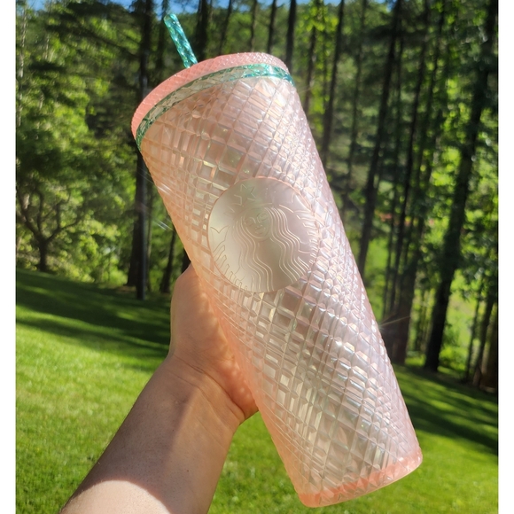 . Starbucks Jeweled Pearl & Mint Cold Cup/Tumbler - Picture 5 of 14